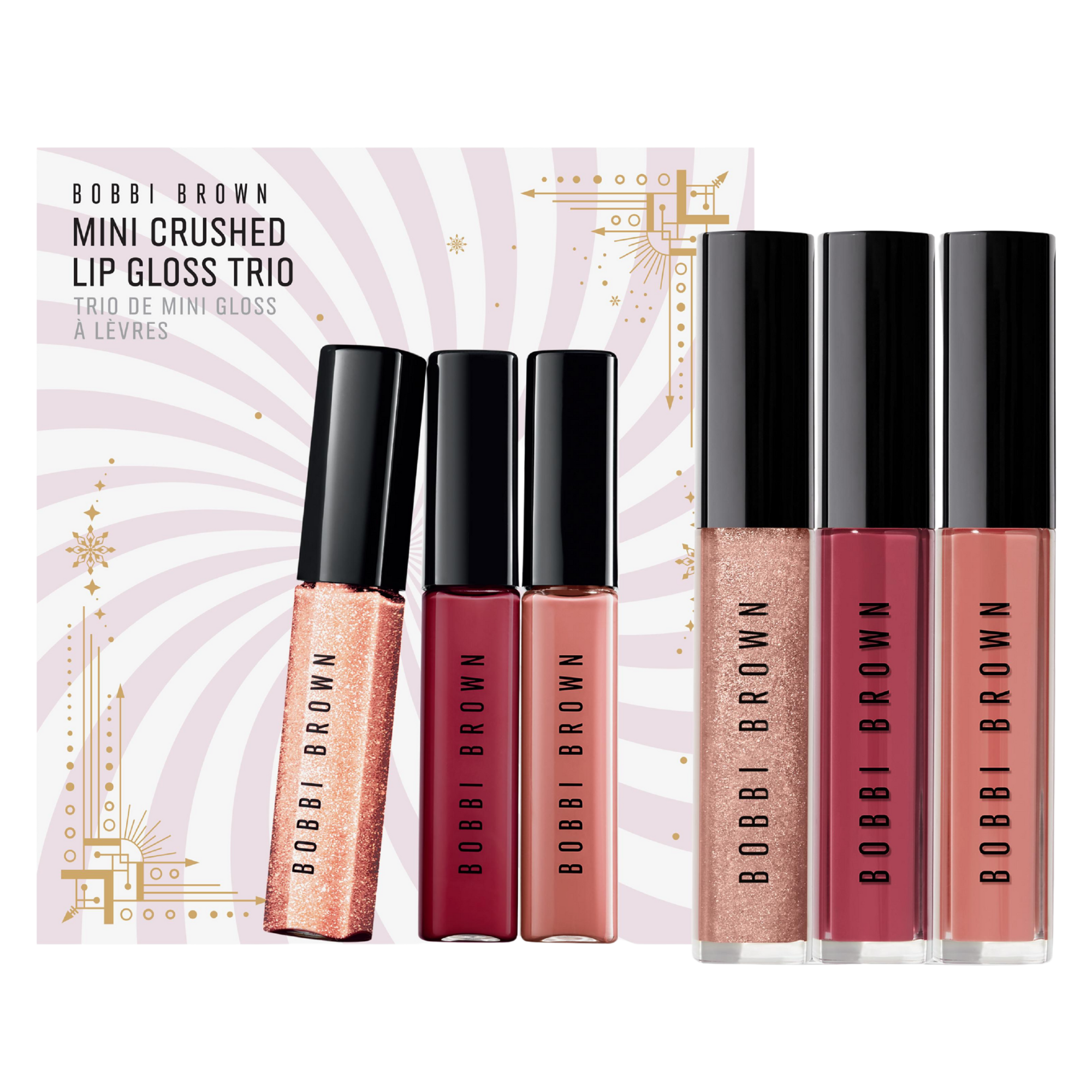 Bobbi Brown Lips Mini Crushed Oil-Infused Gloss Trio SET
