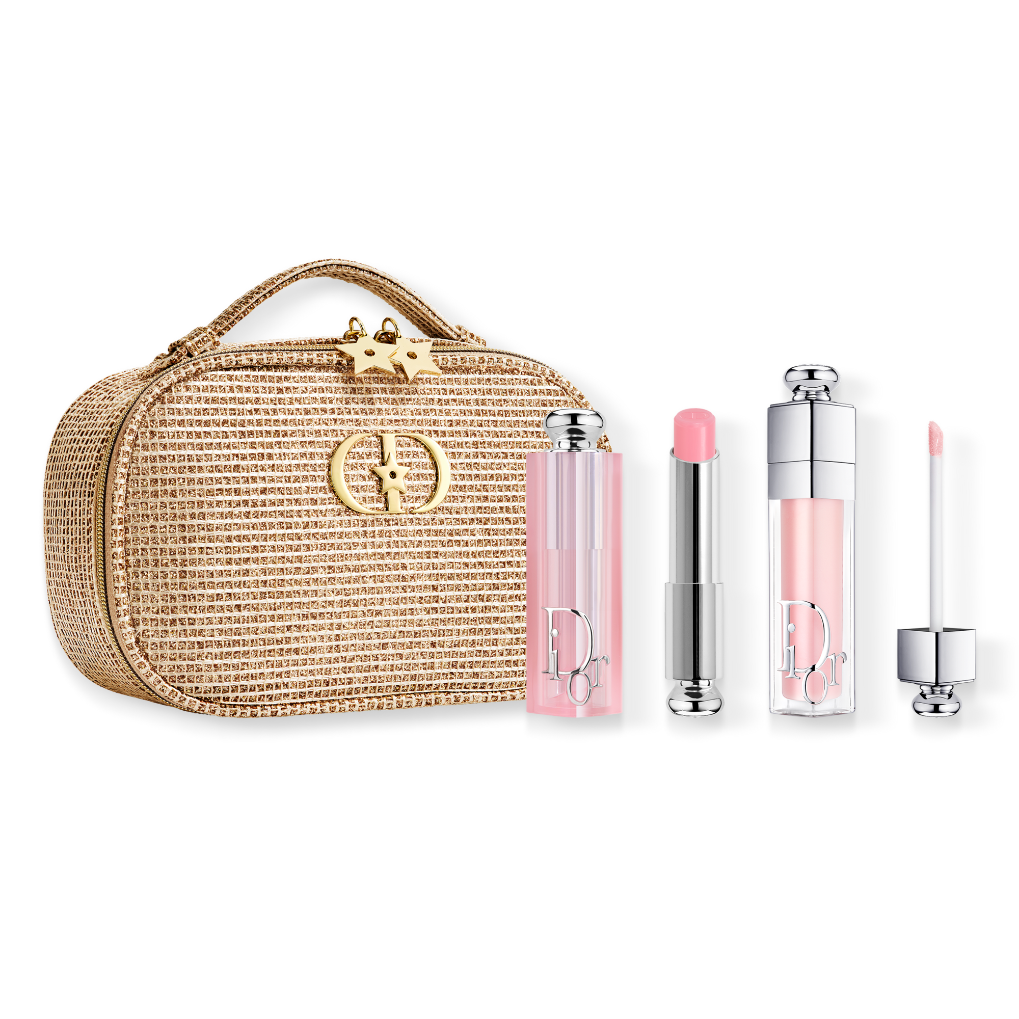 DIOR THE PINK GLOW RITUAL - LIMITED EDITION Lip Balm Und Gloss in einer limitierten Pouch