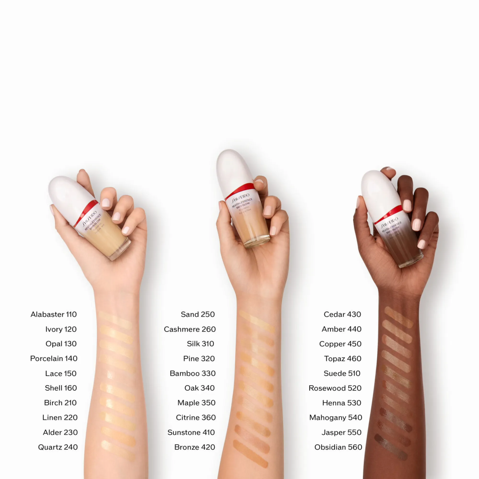 おまとめSHISEIDO REVITALESSENCE SKIN GLOW Shiseido Revitalessence Skin Glow Foundation | Alina Cosmetics